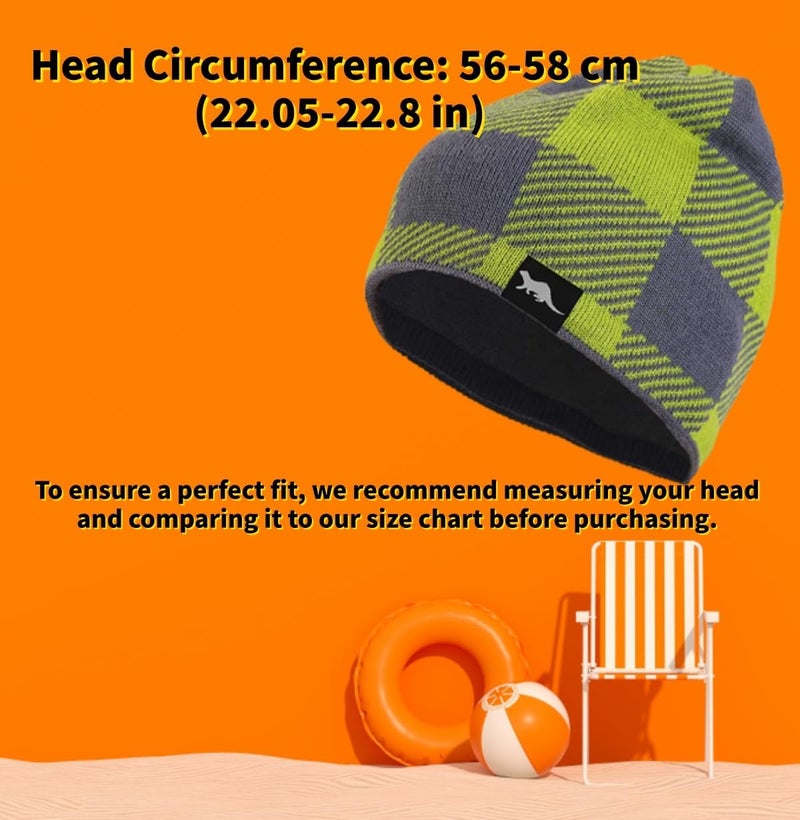 OTTER 100% Waterproof Windproof Beanie Hat - Fleece Lined Skull Cap for Men & Women Warm Winter Knit Cap for Hiking, Skiing. - Image 2